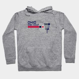 Ohio Disc Golf - Disc Line Flag Colors Hoodie